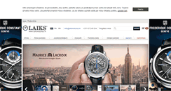Desktop Screenshot of laikswatches.lv